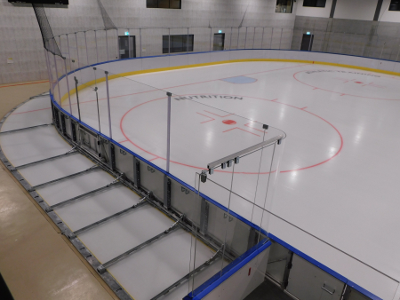 Система быстрого изменения размеров хоккейного поля ENGO Quick Adapt System